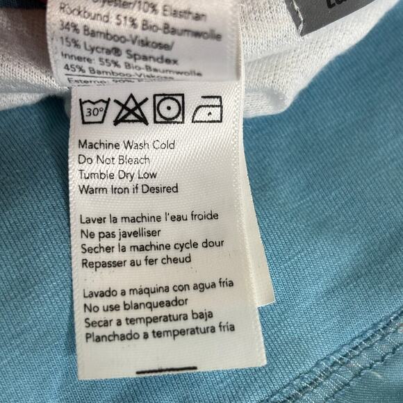 Tasc Recess Running Shorts Womens Size XL Lake Blue Speck Lined Stretch - Picture 11 of 11